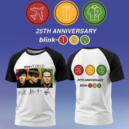 Blink-182 25th Anniversary Signature Collection – Limited Edition T shirt