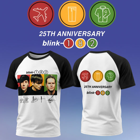 Blink-182 25th Anniversary Signature Collection – Limited Edition T shirt