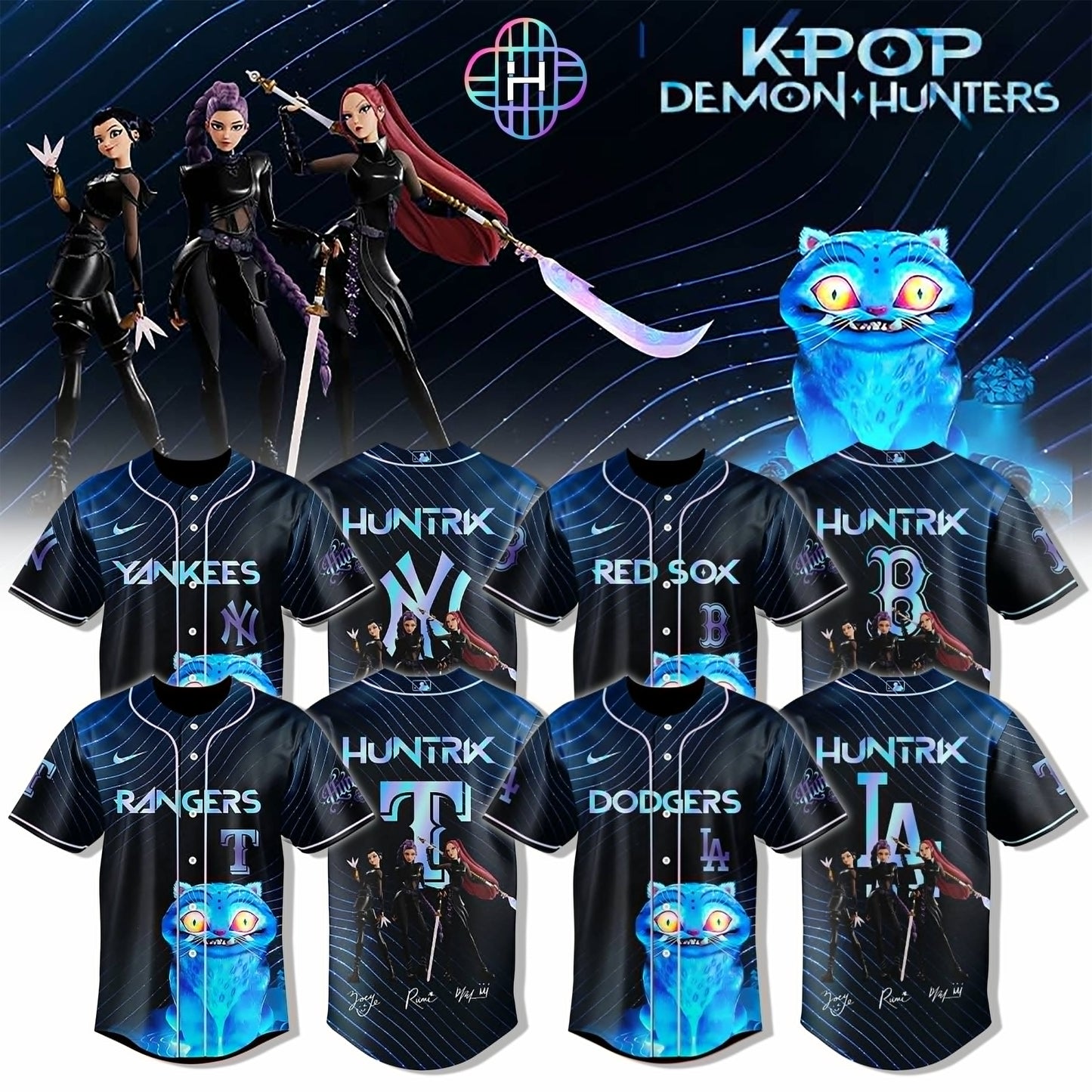 All Team MLB x Kpop Demon Hunters 2026 Limited Edition Jersey