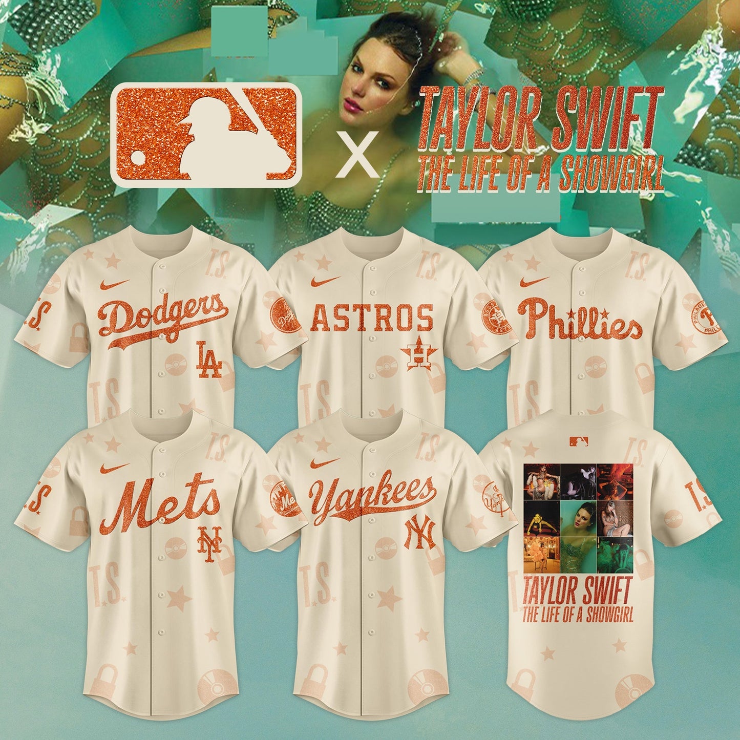 MLB x Taylor Swift The Life of a Showgirl 2025 Limited Editions Jersey