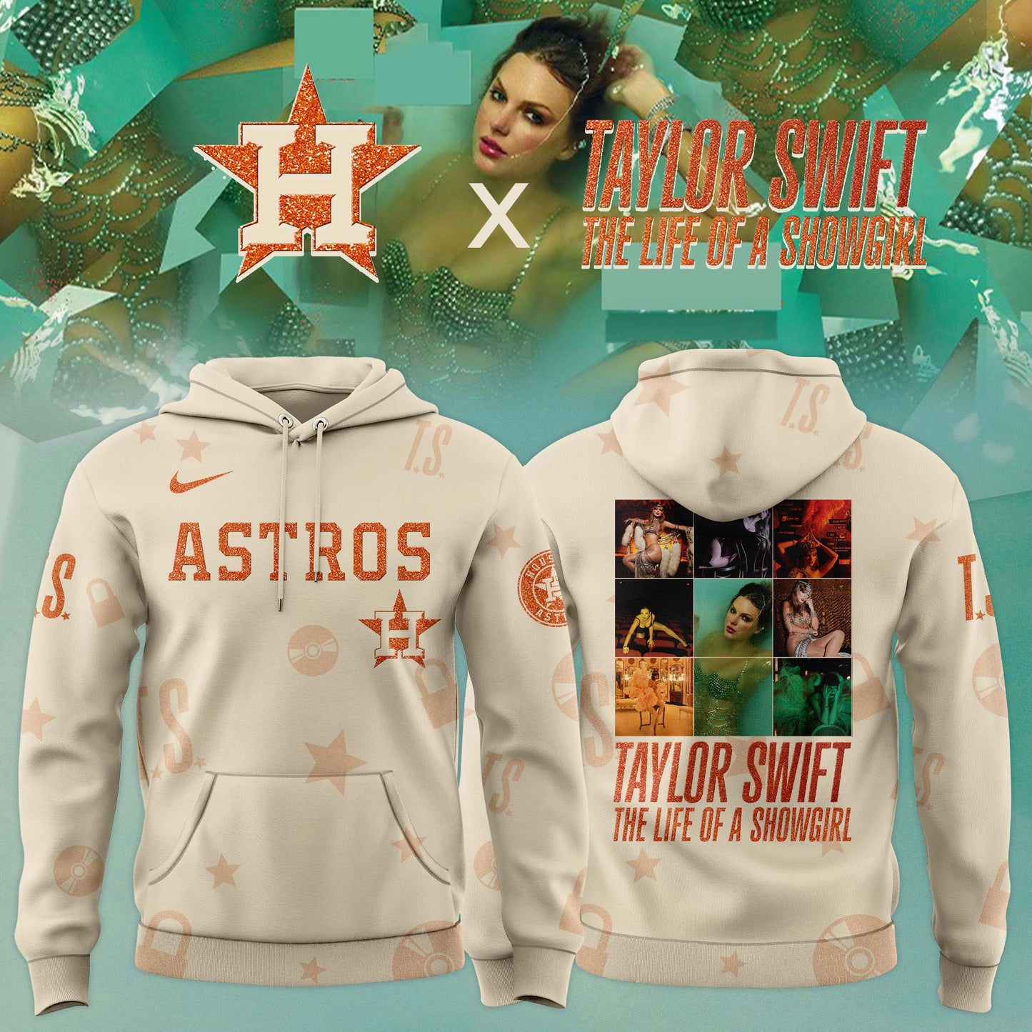 MLB x Taylor Swift The Life of a Showgirl 2025 Limited Editions Jersey Hoodie