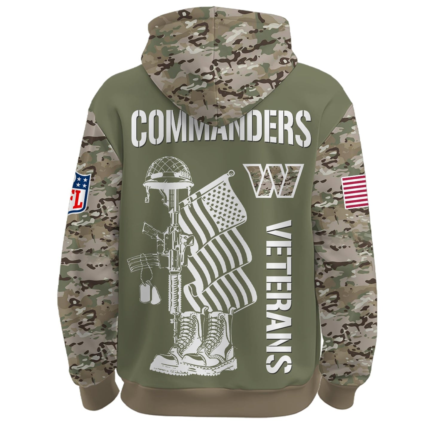 Washington Commanders - Veteran Day 2025 Hoodie Limited Edions