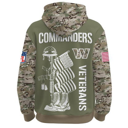 Washington Commanders - Veteran Day 2025 Hoodie Limited Edions