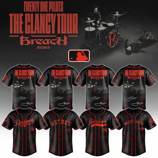 Baseball x Twenty One Pilots The Clancy World Tour Jersey