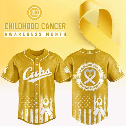 Chicago Cubs x Childhood Cancer Awareness Month 2025 Jersey Editions Limited