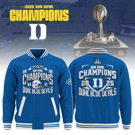 Duke Football Sun Bowl CHAMPIONS 2025 Bomber