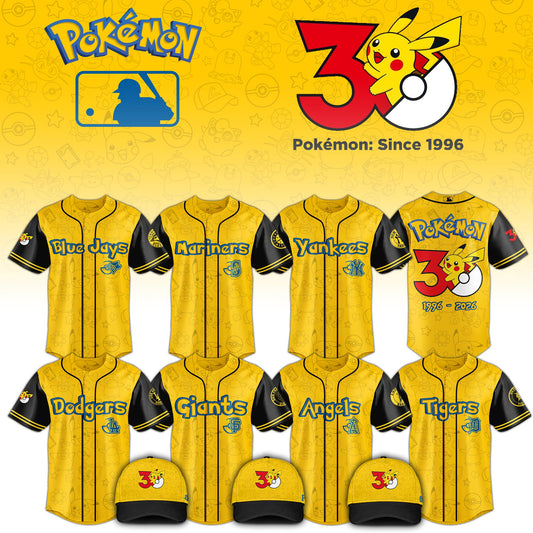 All Team MLB x Pokémon 30th Anniversary 2026 Jersey