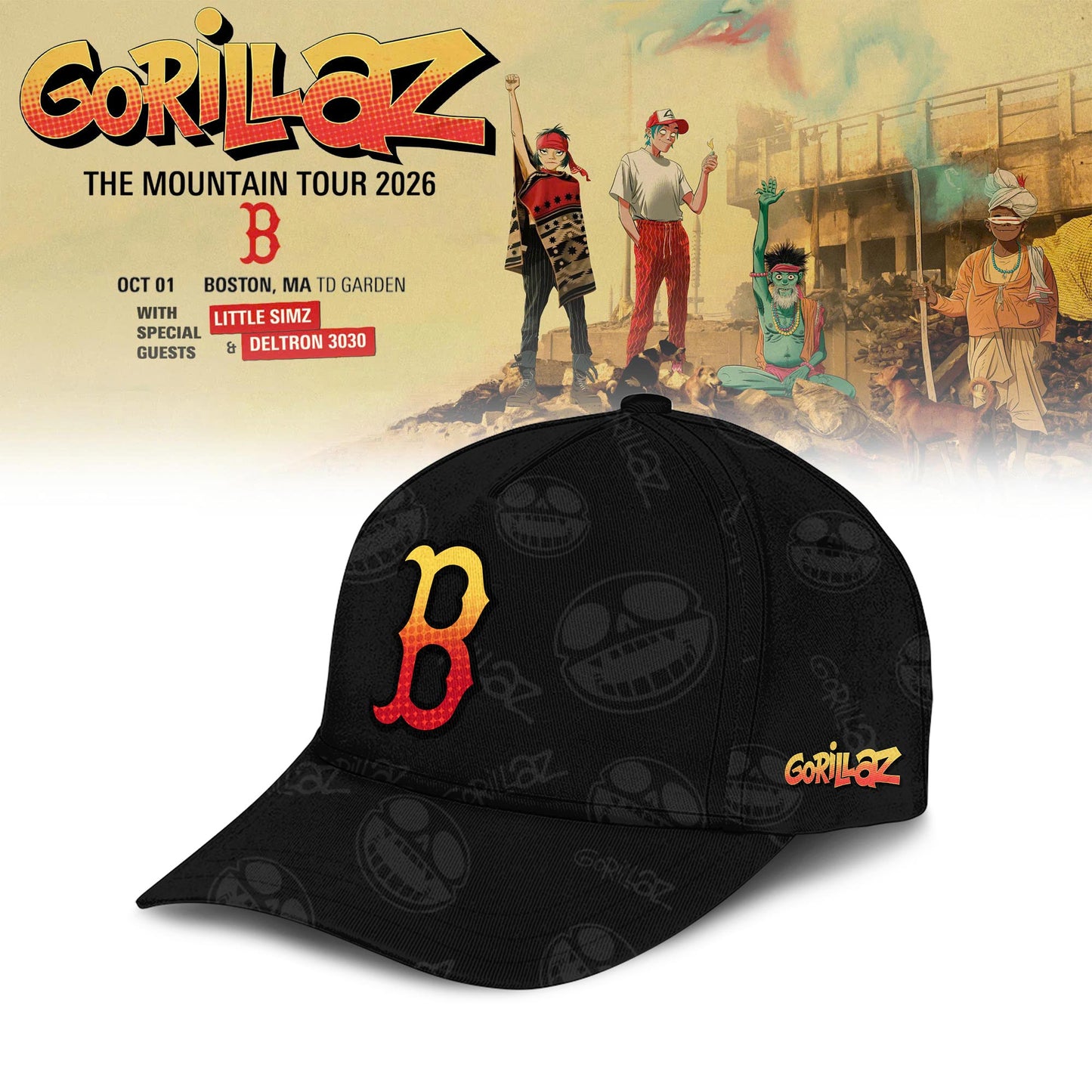 MLB x Gorillaz ‘The Mountain Tour 2026’ Limited Edition Jersey