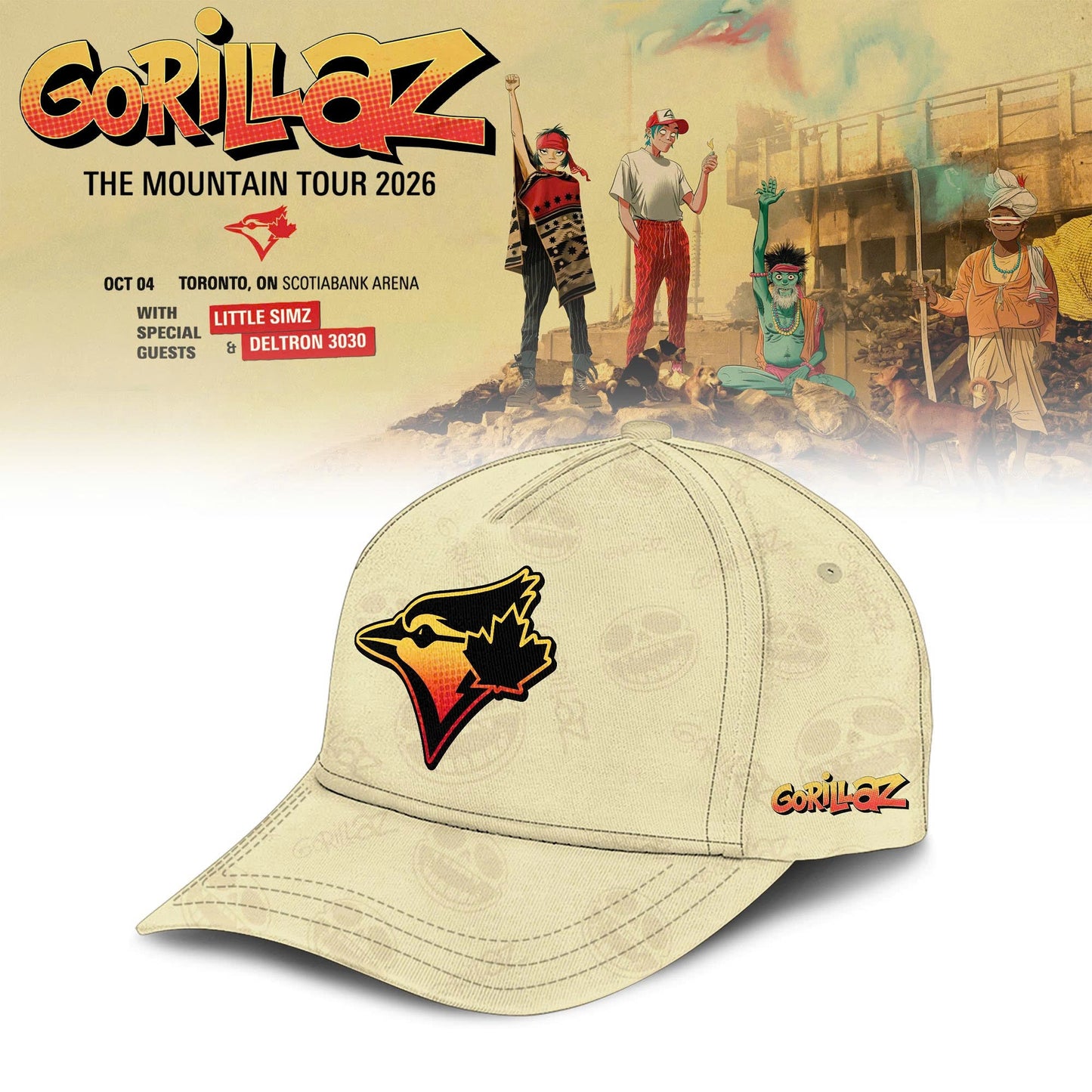 MLB x Gorillaz ‘The Mountain Tour 2026’ Limited Edition Jersey