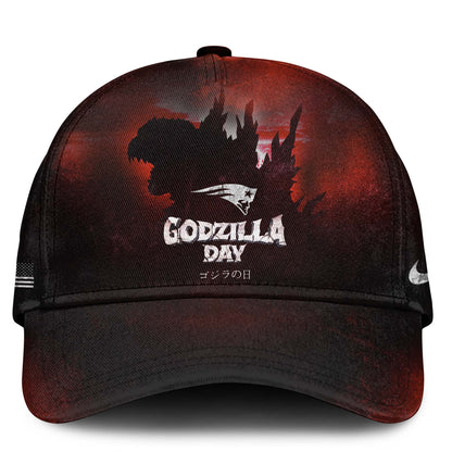 New England Patriots x Happy Godzilla Day Hoodie Limited Edition