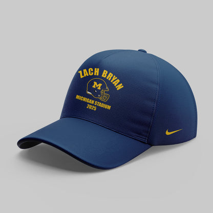 Limited Edition Michigan Fb Zach The Quittin™ Time Tour 2025 Michigan Stadium Hoodie