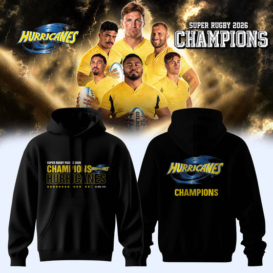 Hurricanes – Super Rugby Pacific 2026 Champions – Limited Edition Hoodie