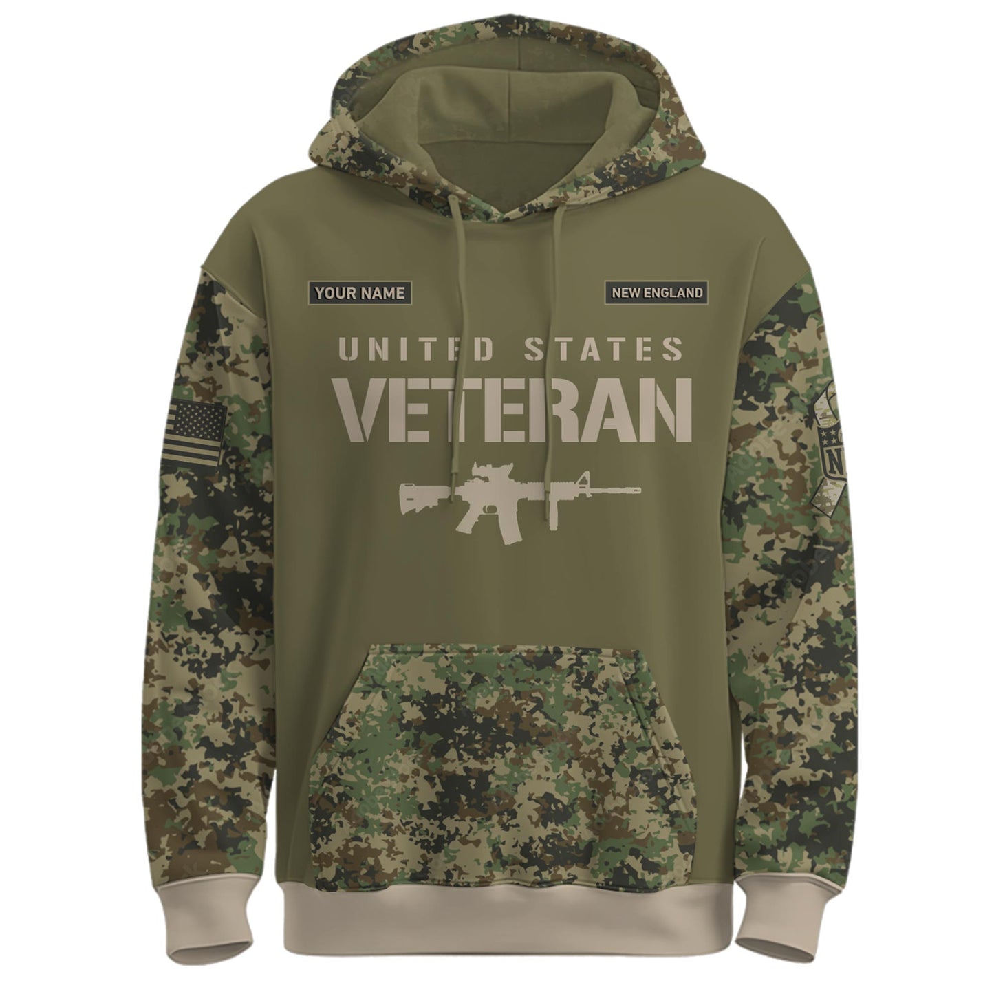 New England Patriots - Veteran Day 2025 Hoodie Limited Edions