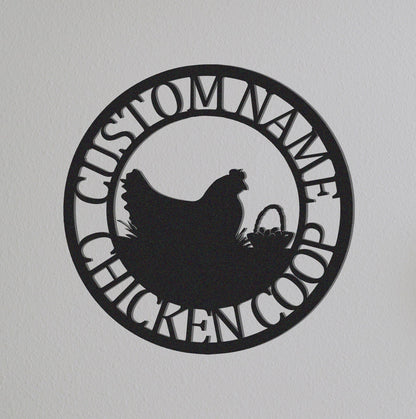 Custom Chicken Coop Sign Name,Chicken Coop Sign,Hen House Decor,Farm House Decor,Chicken Coop Decor,Gift For Dad Grandpa Farmer,Ranch Decor