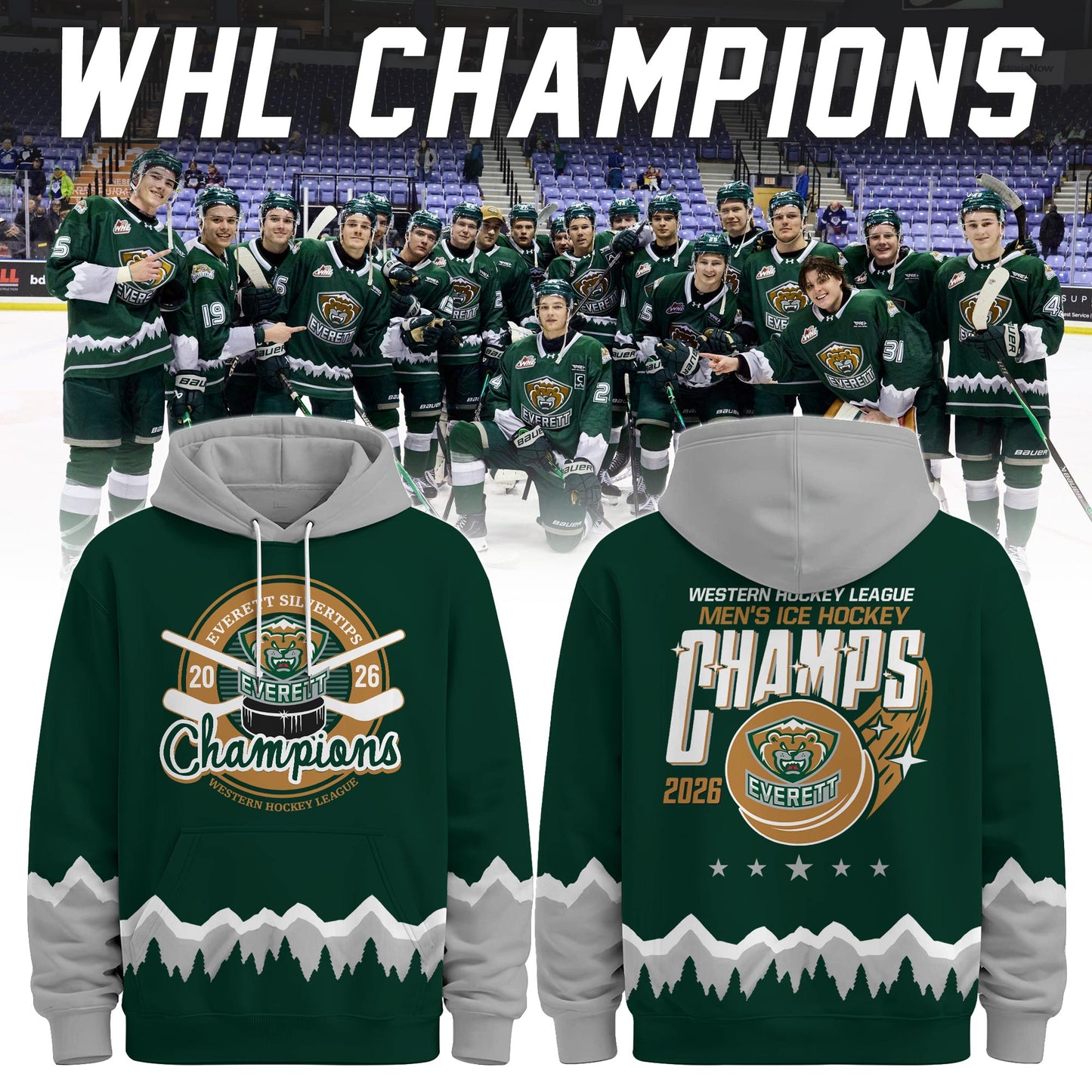 Everett Silvertips Champions WHL 2026 Limited Edition + Selling Out Fast