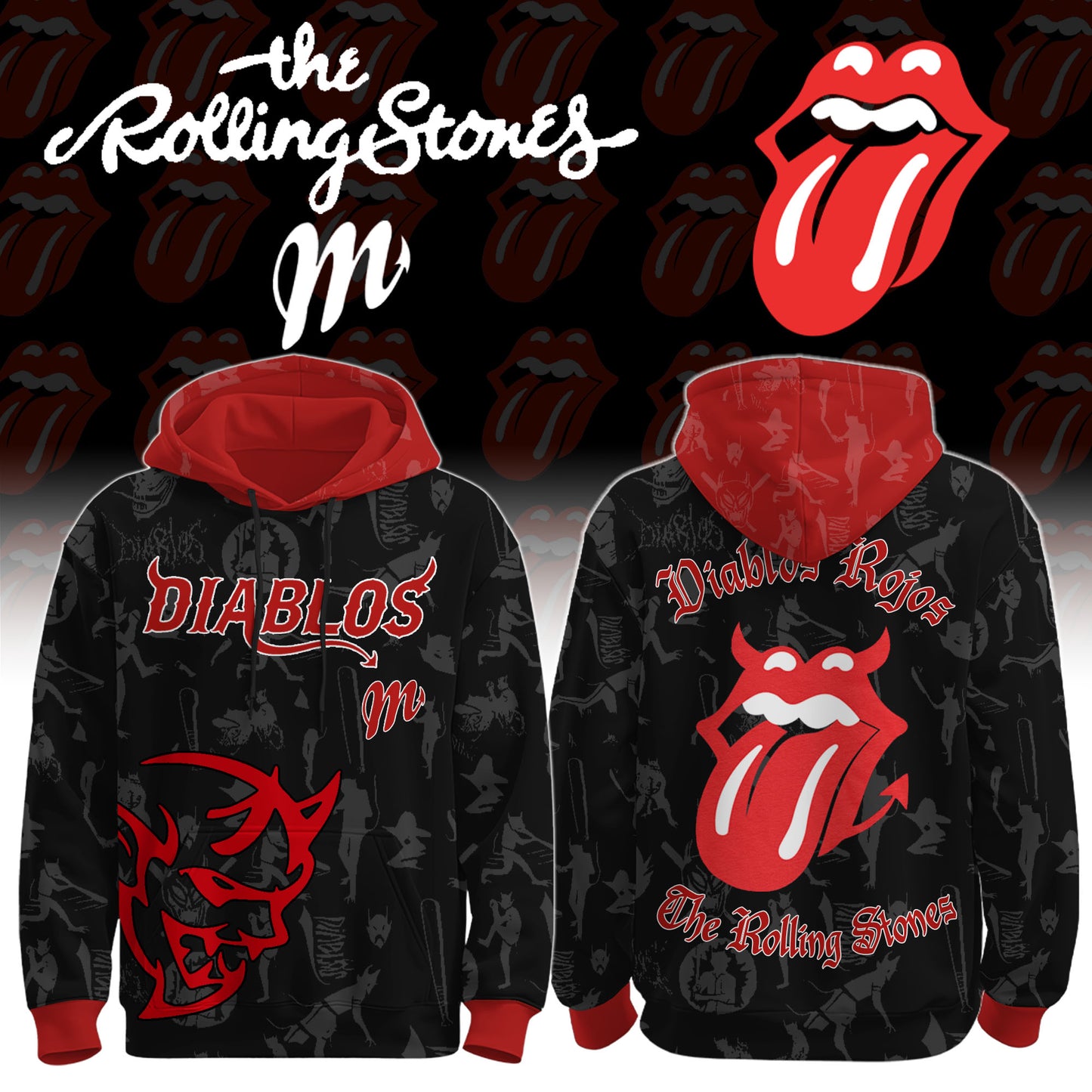 Diablos x The Rolling Stones Hoodie 2026
