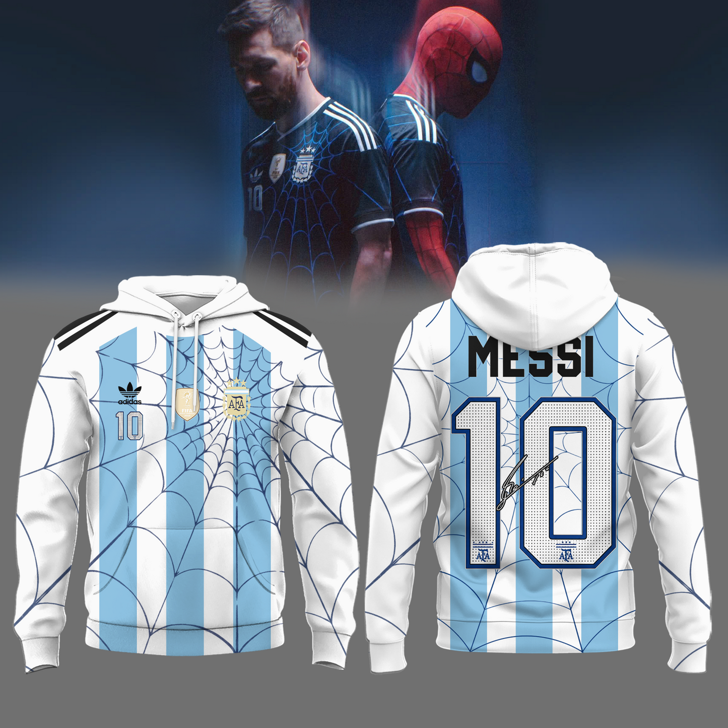 Messi x Spider Man Limited Edition Hoodie