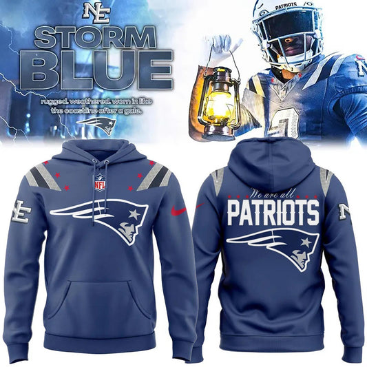 New England Patriots 2025 Rivalries Nor™Easter Storm Blue Hoodie