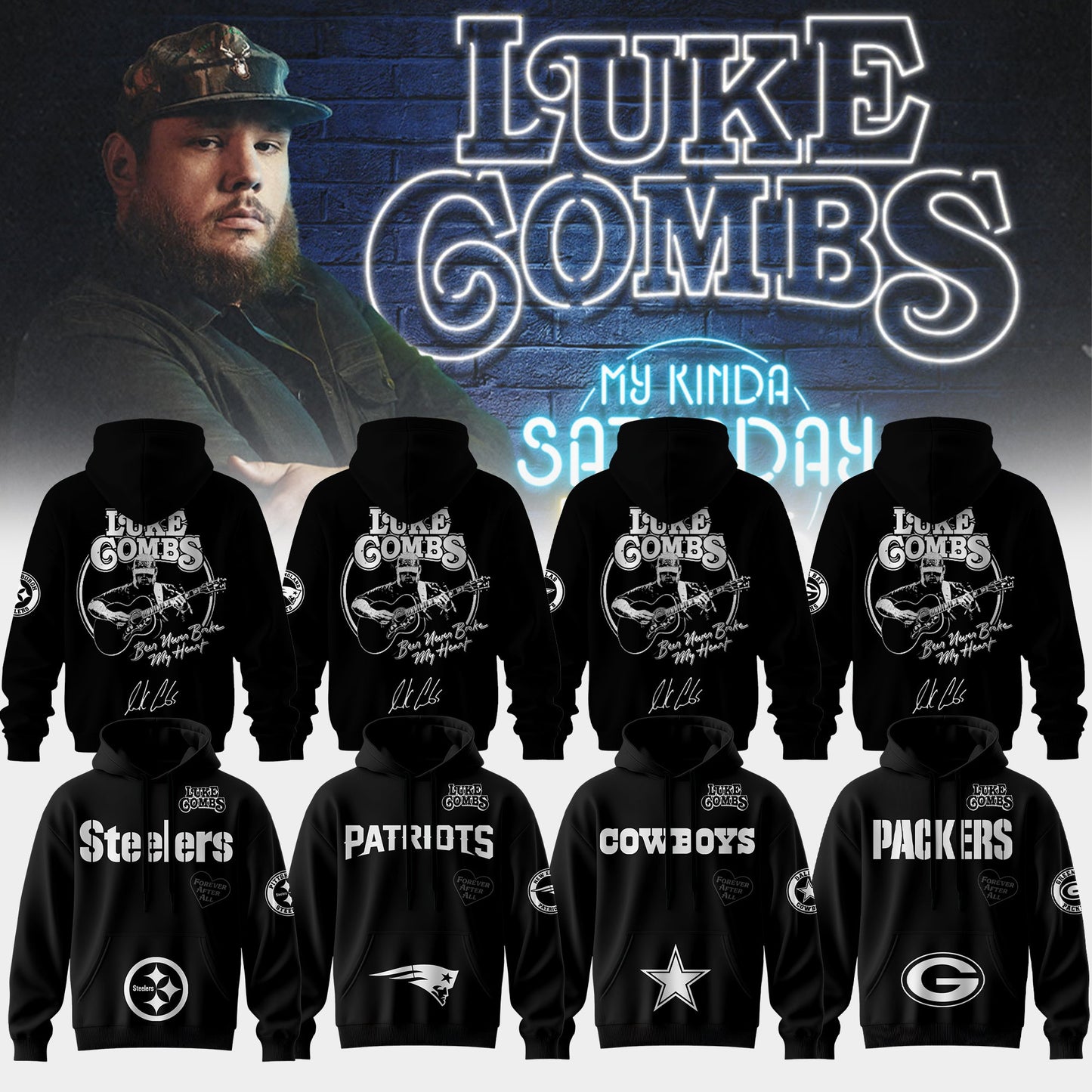 NFL X LUKE COMBS: MY KINDA SATURDAY NIGHT TOUR� HOODIE LIMITED