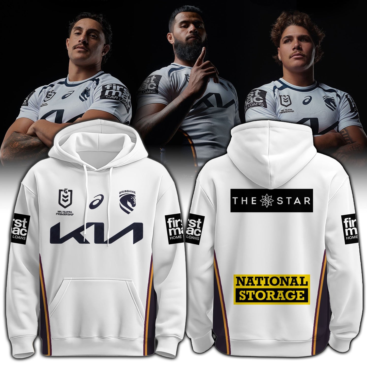 Brisbane Broncos 2026 Heritage Hoodie