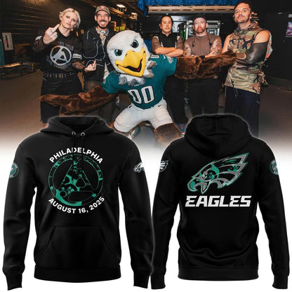 Limited edition Philadelphia Eagle x Linkin Park From Zero World Tour Hoodie