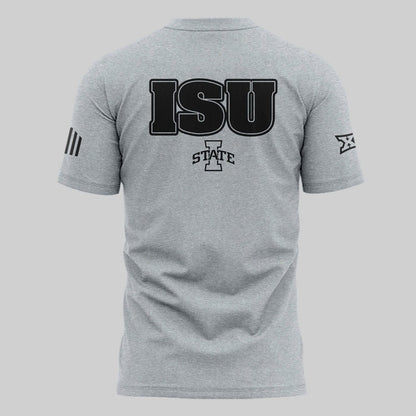 Special New 2025 ISU Logo Tshirt In Grey