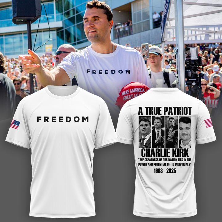 Charlie Kirk "FREEDOM" RIP “ 1993-2025 Classic T-Shirt