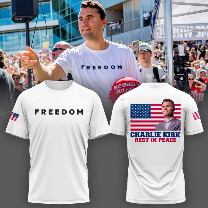 Charlie Kirk "FREEDOM" RIP “ 1993-2025 Classic T-Shirt