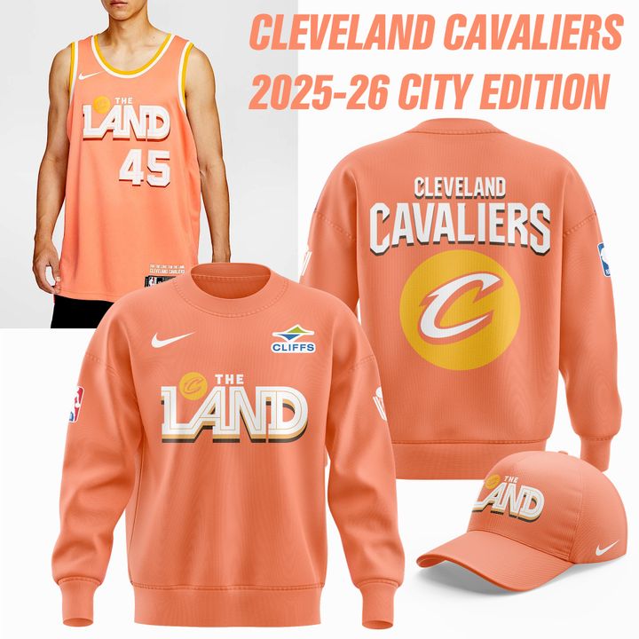 Cleveland Cavaliers 2025-26 City Edition Sweatshirt