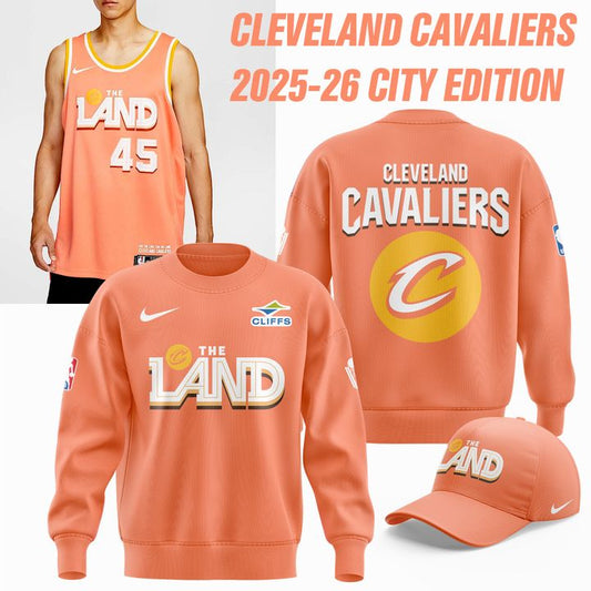 Cleveland Cavaliers 2025-26 City Edition Sweatshirt