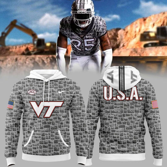Limited Edition Hoodie Virginia Tech Football 2025 New Hoodie