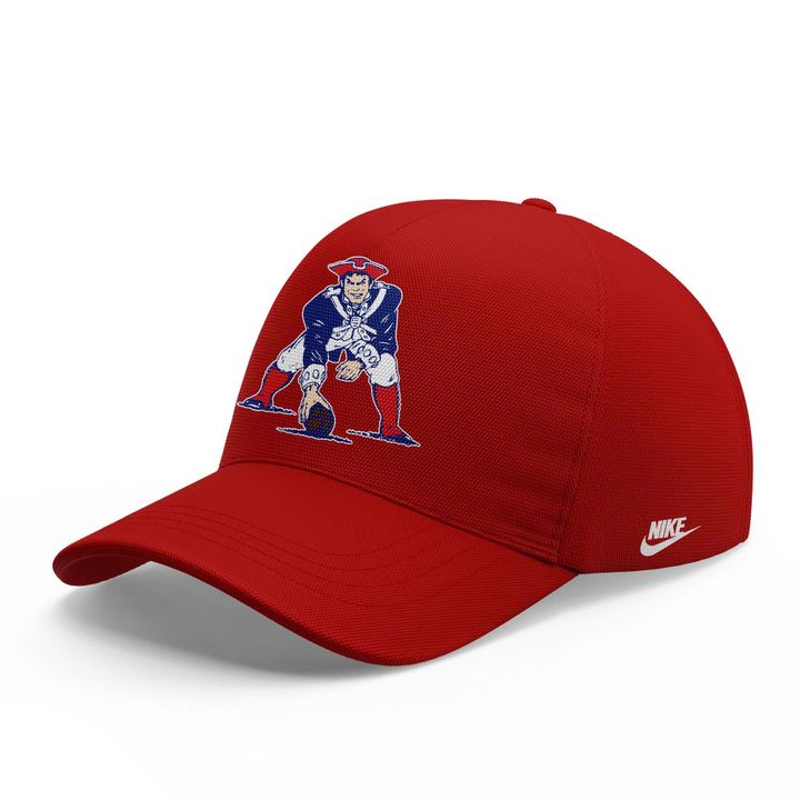 Limited edition New England Patriots Throwback Logo Hoodie Red