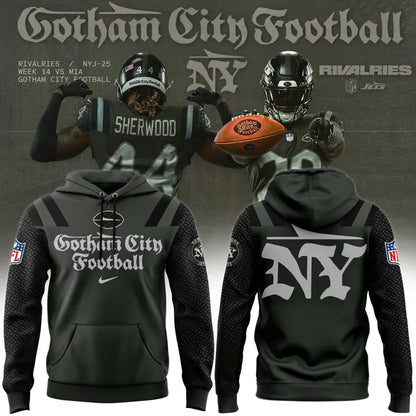 New York Jets Nike Game Rivalry Pullover Hoodie