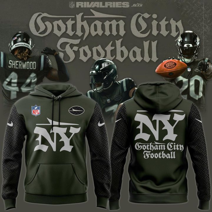 New York Jets Nike Game Rivalry Pullover Hoodie