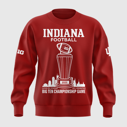 Limited Edition Indiana Football Big Ten Championship Combo Sweatshirt
