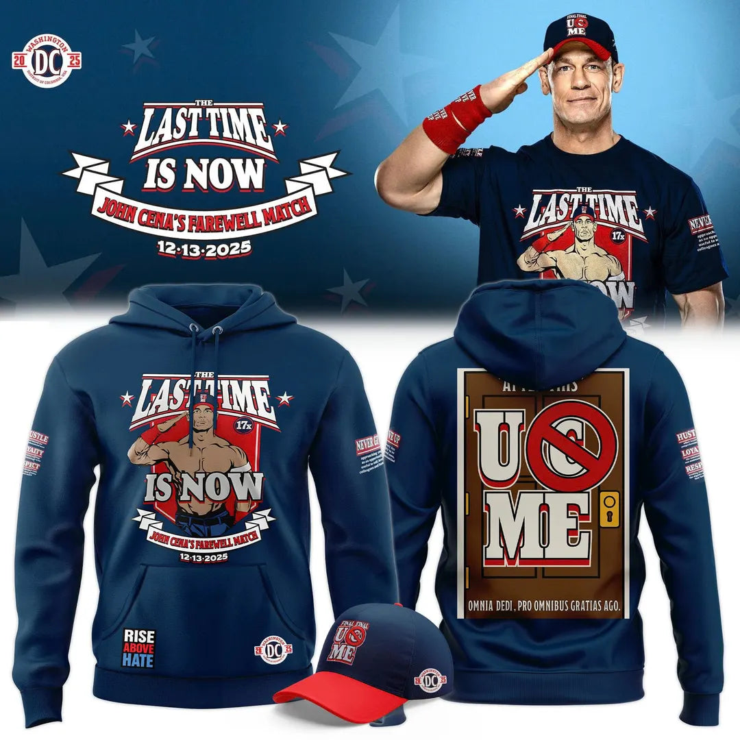 John Cena Farewell 2025 Washington D.C hoodie