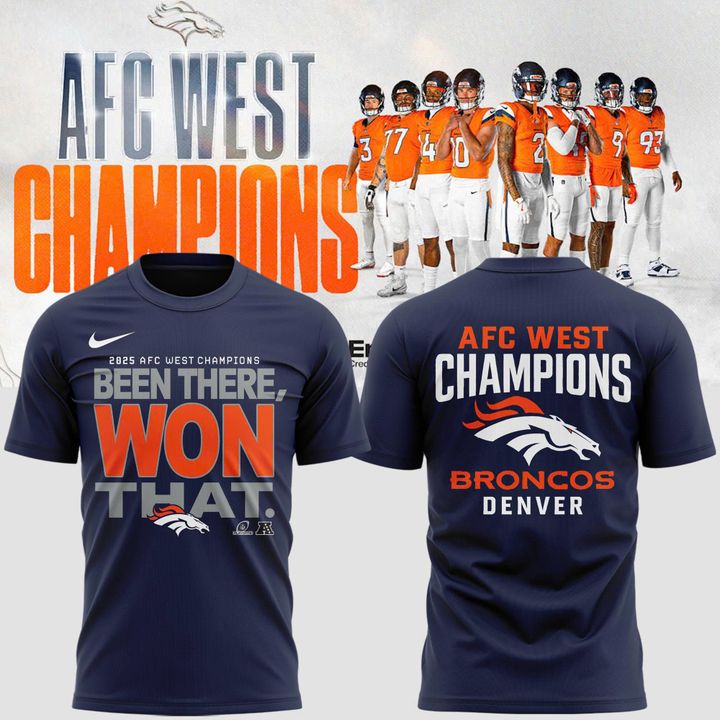Denver Broncos “ 2025 AFC West Champions Shirt