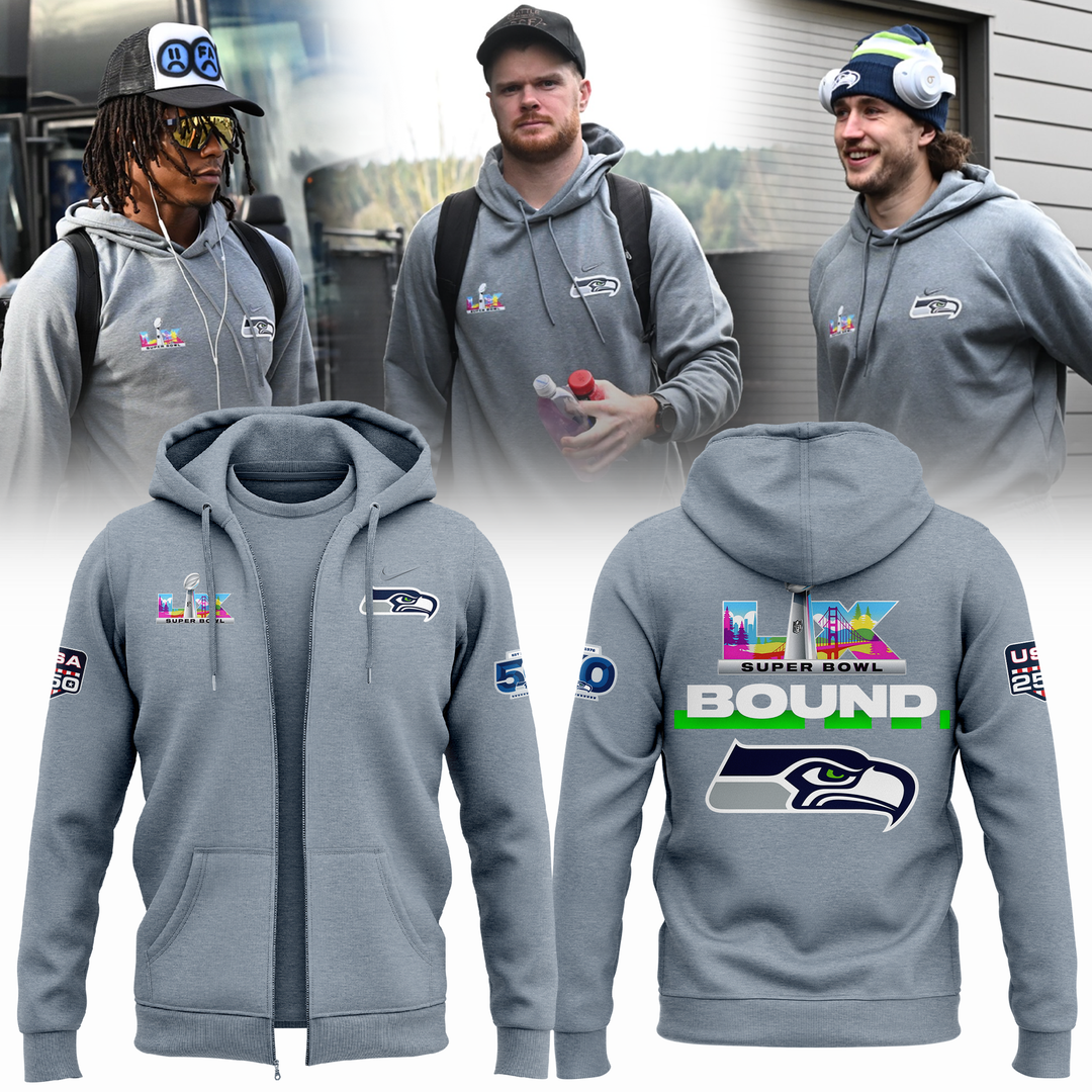 Seattle Seahawks 2026 Bowl LX Zip Hoodie