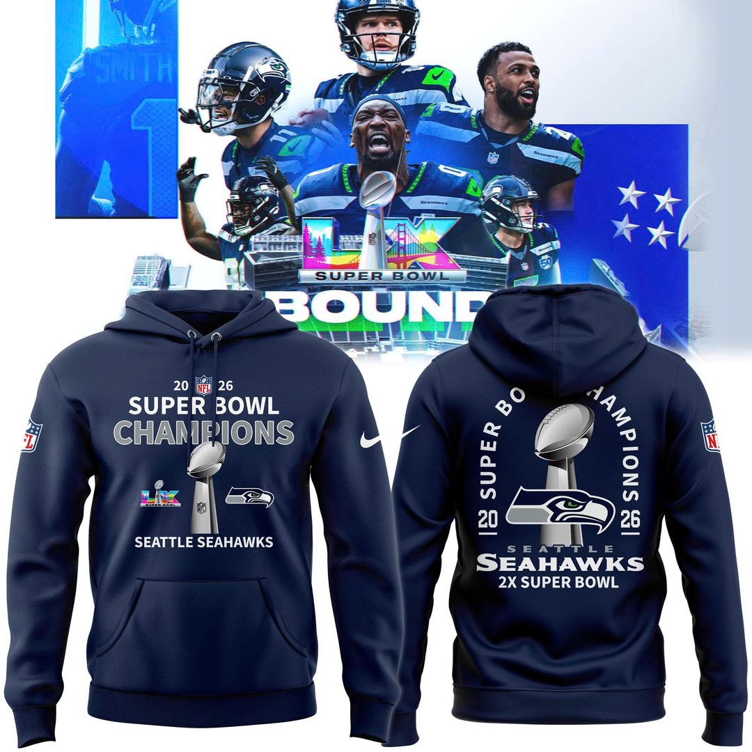 Seattle Seahawks Super Bowl LX Champions Limited Edition Hoodie