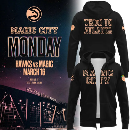 Atlanta Hawks 2026 Magic City True To Atlanta Zip Hoodie