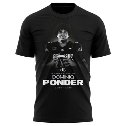 In Loving Memory of Dominiq Ponder 2002–2026 Tribute T-Shirt