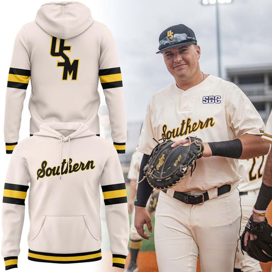 Southern Miss Baseball Throwback Uniform Hoodie - Limited Edition