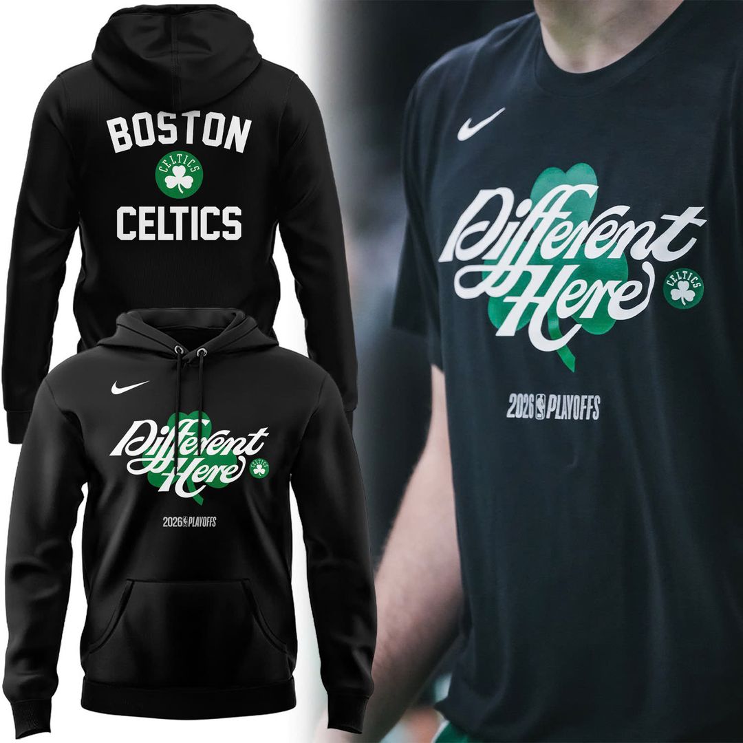 2026 Playoffs Boston Celtics Different Here Hoodie