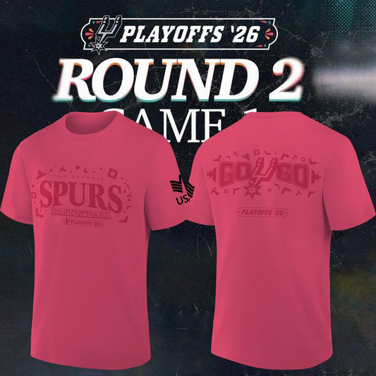 San Antonio Spurs Playoff T-shirt (Round 2)