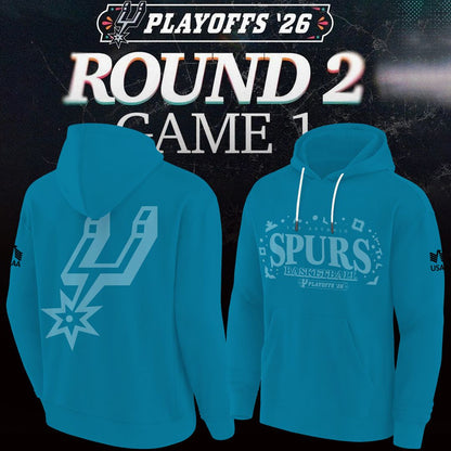 San Antonio Spurs Playoff Hoodie (Round 2)