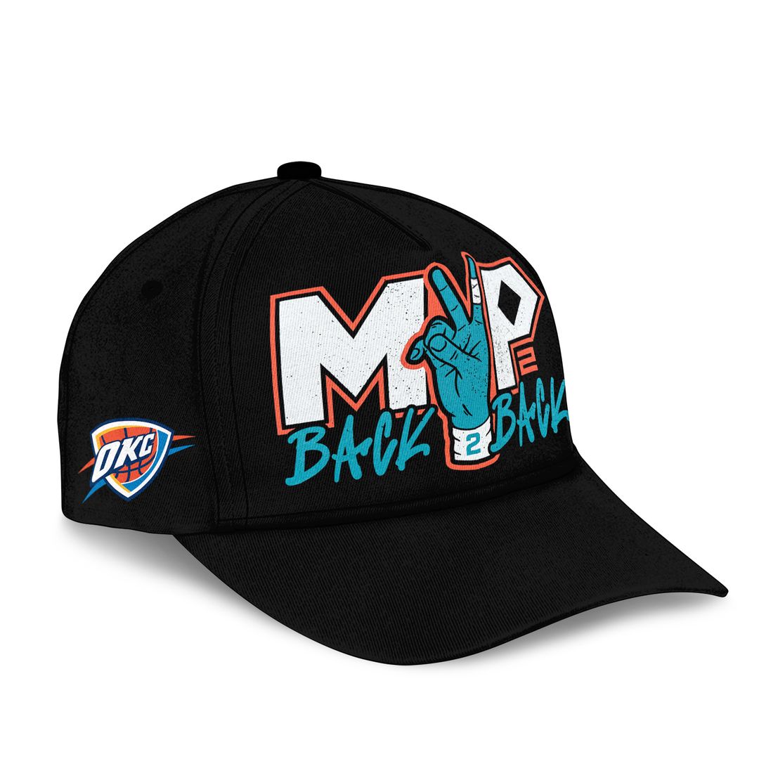 OKC Thunder 2026 MVP Back 2 Back Signature Tshirt