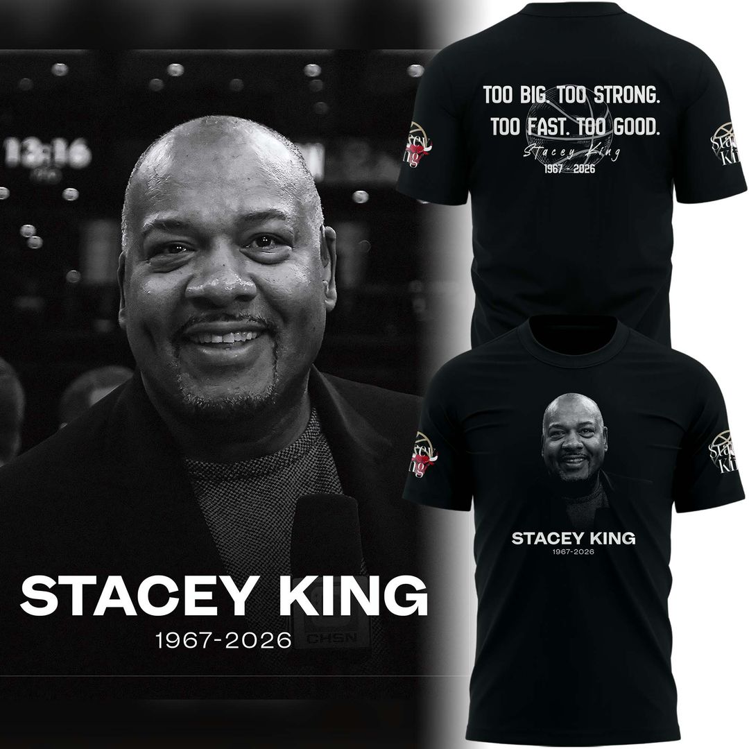 “Remembering Stacey King – The Voice of Bulls”🎙️🏀 TShirt