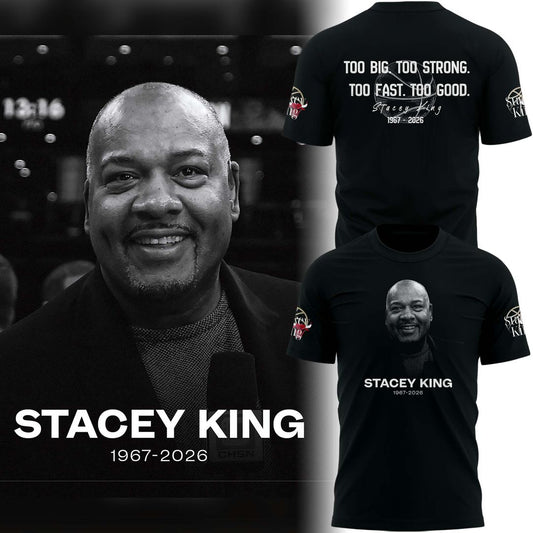 “Remembering Stacey King – The Voice of Bulls”🎙️🏀 TShirt