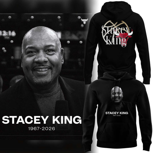 “Remembering Stacey King – The Voice of Bulls”🎙️🏀 Hoodie