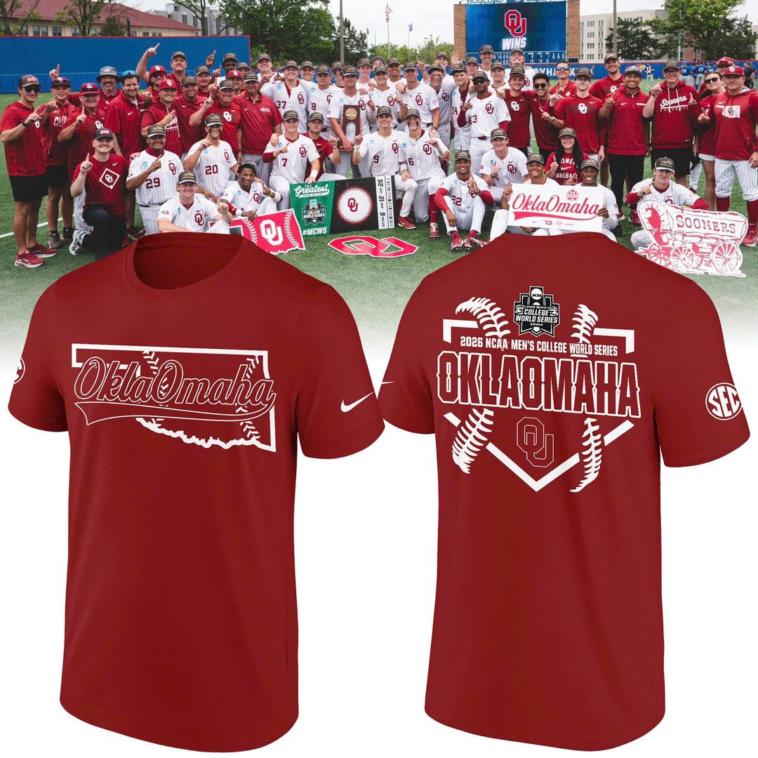 Oklahoma Sooners 2026 NCAA Baseball National Champions Tshirt